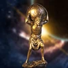 Statue rétro en résine, Titan grec Atlas portant le monde (Bronze) ► Photo 1/4