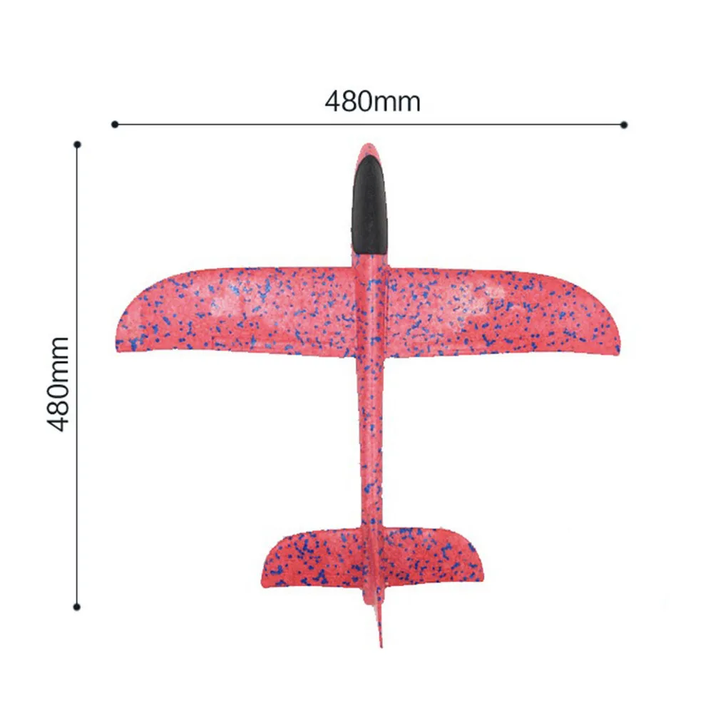 HIINST светодиодный Забавный пенопластовый метательный планер самолет инерционная игрушка ручной запуск модель самолета открытый самолет 45# fastshipping