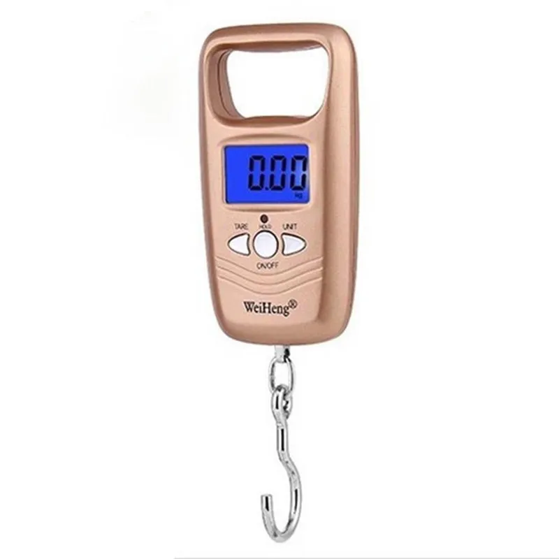 

Scale Hook Fishing Mini Hanging Scale Pocket Portable 50kg LCD Digital Hanging Luggage Weighting Fishing Hook Scale Electronic