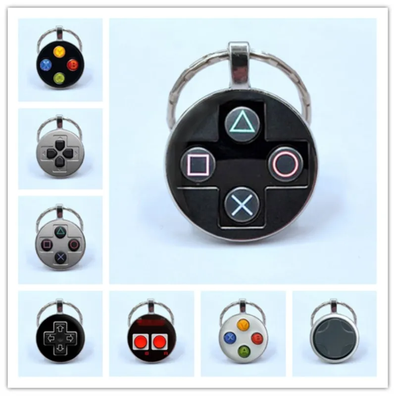 

HOT/ Brand Game controller key chain geeky boyfriend perfect gift idea jewelry video game controller pattern keychain