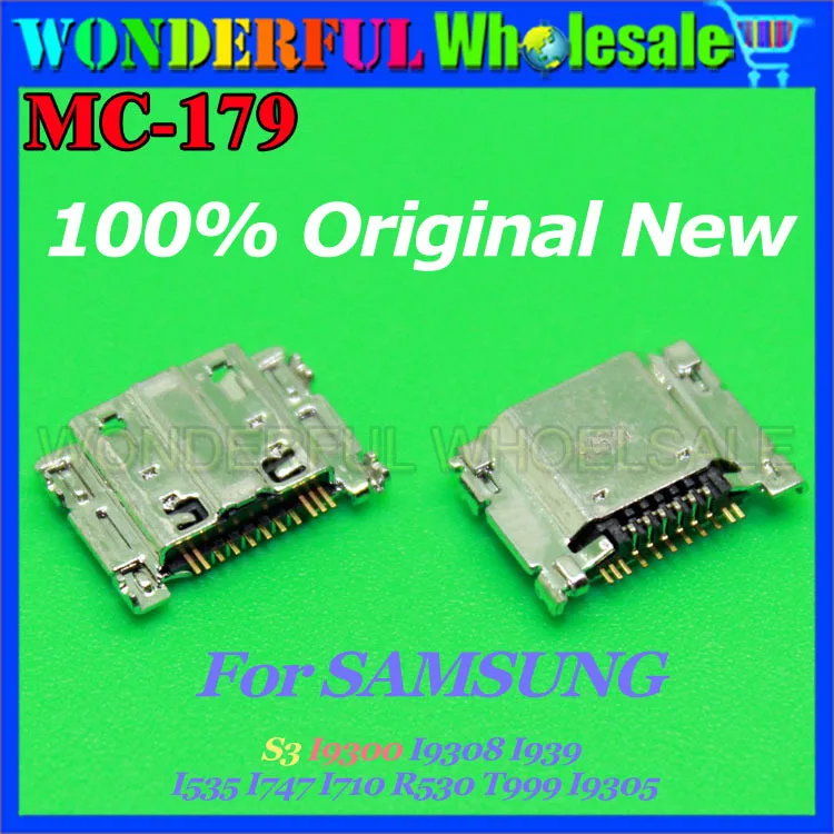 For Samsung Galaxy S3 GT-I9300 I9300 I9308 I939 I535 I747 I710 R530 T999 I9305 Micro USB Charging Socket Port Connector |