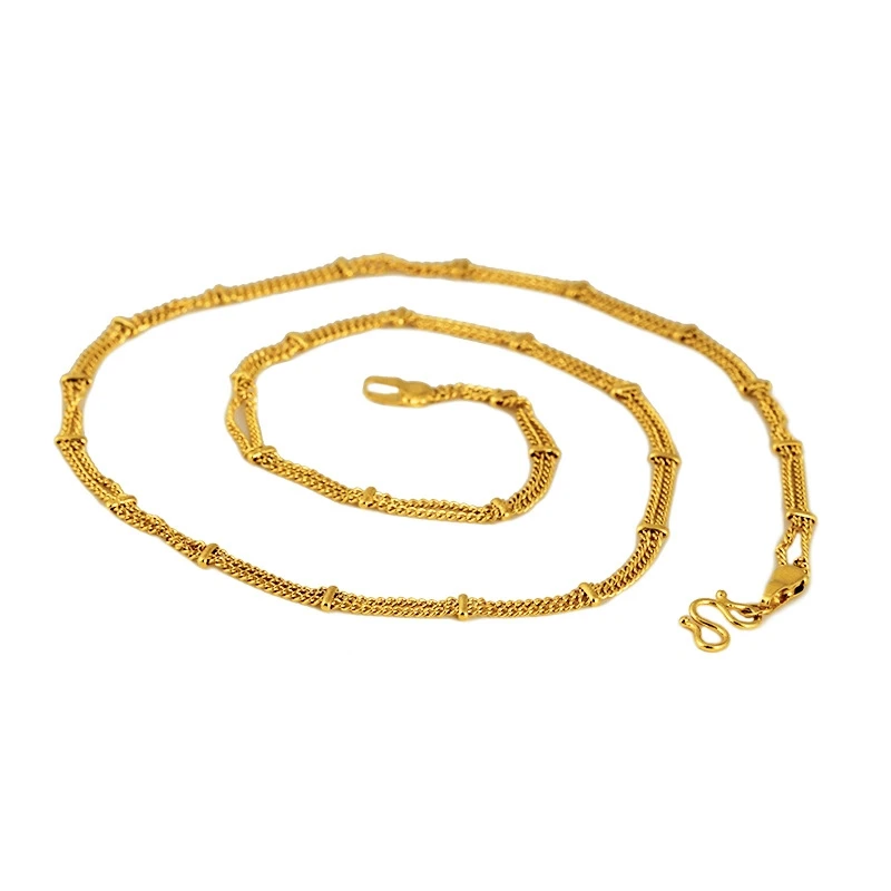 Новая мода держать цвет песок Золотая цепочка, колье женское многослойное ожерелье ювелирные изделия