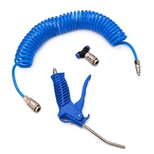 Распылитель с воздушным пылезащитным шлангом 5 м, пылеуловитель, чистящая насадка, распылитель, набор инструментов для автомобиля, краски, домашний декор, распылитель