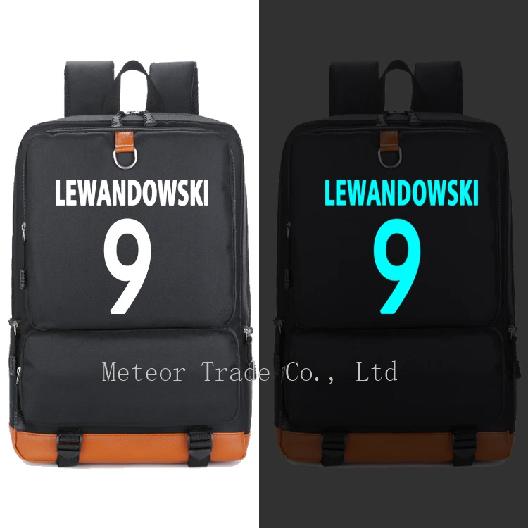 Lewandowski польские футбольные рюкзаки детский рюкзак Мультяшные Наплечные сумки