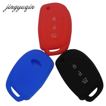 Keyforkess custodia in Silicone 30 pezzi per Hyundai Sonata Fe Avante keeper Grandeur Sonata Santafe i30 Solaris ix35 copertura di protezione chiave