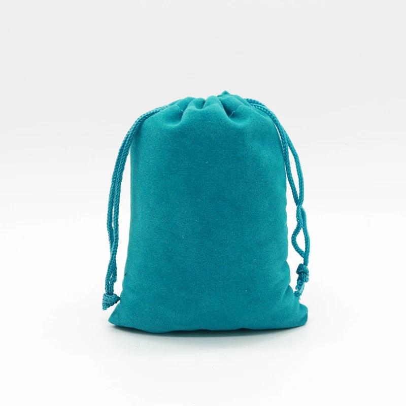 Бархатный Подарочный мешок на шнурке мешочки с индивидуальным логотипом для