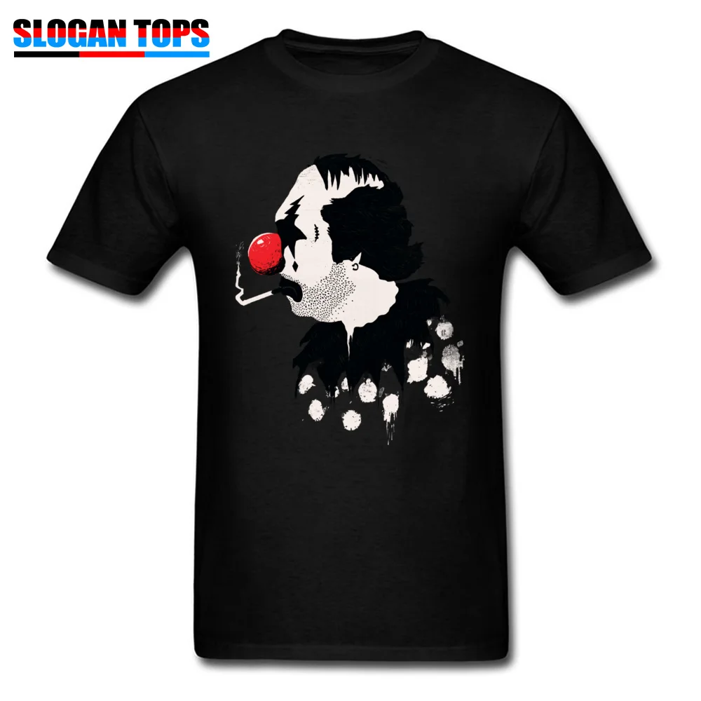 Summer Clown Hates Carnival Funny Short Sleeve Autumn Tops Shirt Hot Sale Crew Neck 100% Cotton Tee Shirts Male Tshirts Clown Hates Carnival black