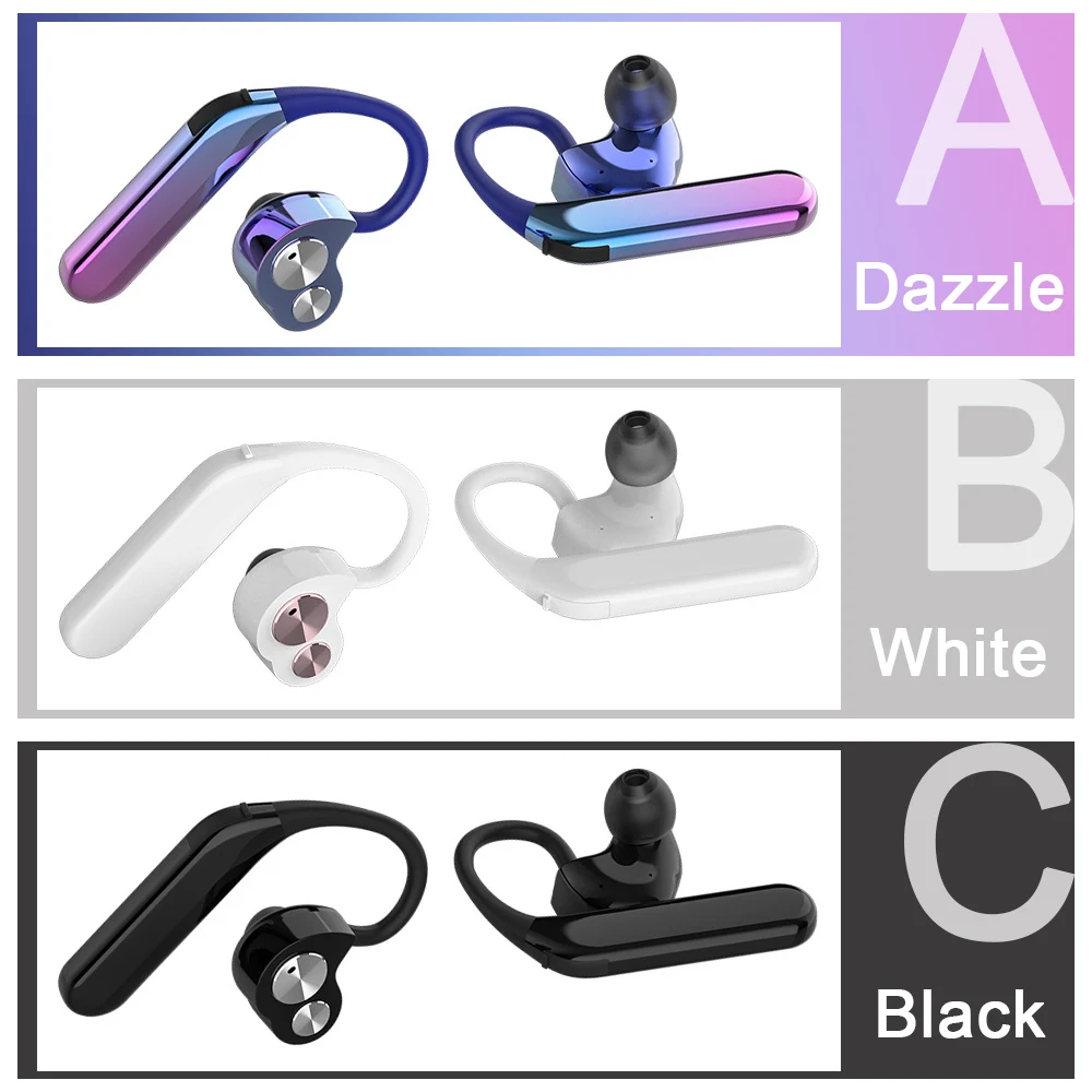 

Wholesale!New X6 Aurora Wireless Bluetooth Sports Waterproof Double Dynamics Headphones Bluetooth Music Headphones