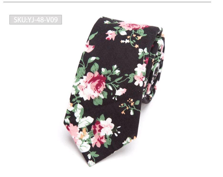 Модный хлопковый галстук-бабочка с цветком, классические цветные галстуки с цветочным узором, милые галстуки на шею, мужские обтягивающие дизайнерские галстуки ручной работы, Подарочный галстук