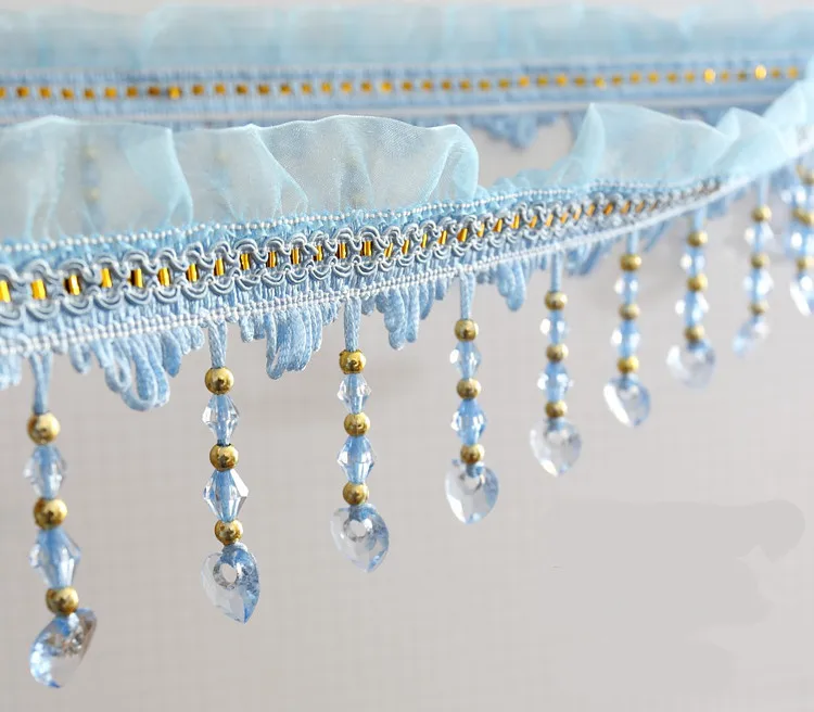 13 ярдов/партия бусины с бахромой 9 цветов|bead scarf|beaded crabbead roller |