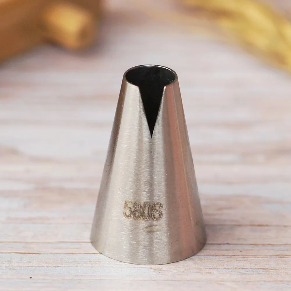 

#580S Icing Piping Nozzles Cream Decorating Mouth Icing Tips Nozzle Sugarcraft Cake Decorating Tools Bakeware