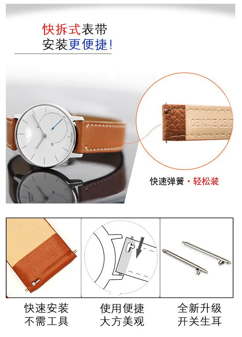 16 20mm aço inoxidável pulseira relógios acessórios relojes hombretool livre