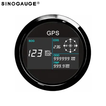 

Free shipping! Digital GPS Speedometer Trucks Boats Motorcycle Bus 3 3/8" Universal Black Switch MPH Knots Km/h Trip counter