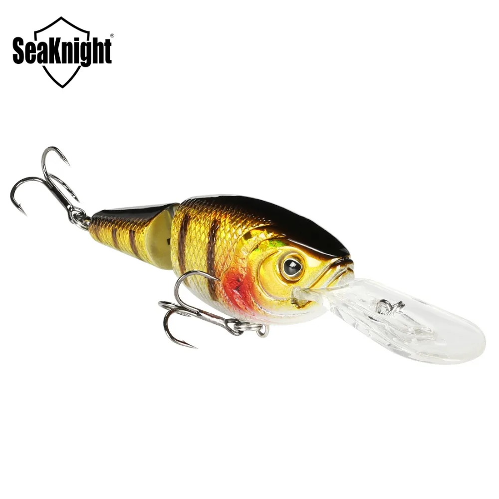 

SeaKnight SK028 1PC Crankbait 70mm 13.5g Artificial Fishing Wobbler Lure 0~1.5M Floating Joint Bait 2 Sections Fishing Tackle