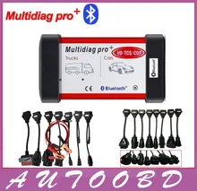2014 R2/2015.R3 Multidiag Pro VD TCS CDP Bluetooth New VCI Diagnostic Tool+Carton box +8 Car Cables+8Truck Cables DHL free ship