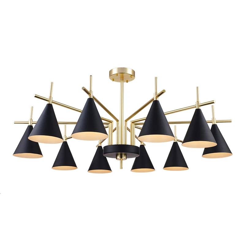 

Creative Simple 3/6/8/10 Heads LED Chandelier Lamp Noridc for living room bedroom chandeliers light E27 bulb lighting fixture