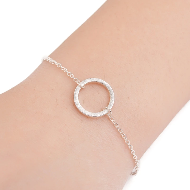 yiustar Open Circle Bracelet Round Bracelet Girl Jewelry Circle Linked