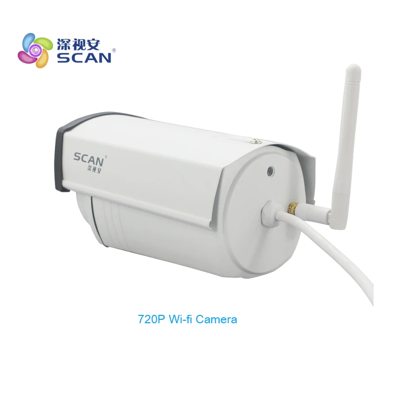 Hd 720p Wifi Ip Camera 1.0mp Onvif Waterproof Smart Outdoor Home Network Surveillance Night Vision white Cctv Freeshipping