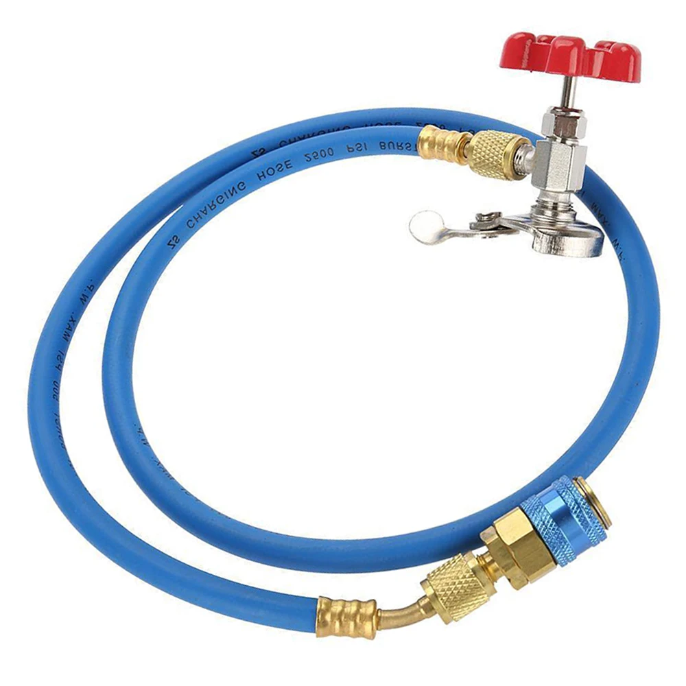 R134A R12 R22 500PSI 1/4 SAE нитки перезарядки шланг с манометром охладитель клапана трубы