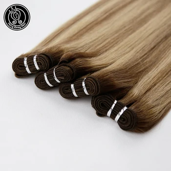 

Fairy Remy Hair 100g/pc 16 Inch Remy Straight Human Hair Weft Bundles Balayage Color Double Wefted Hair Extensions Sew in Bundle