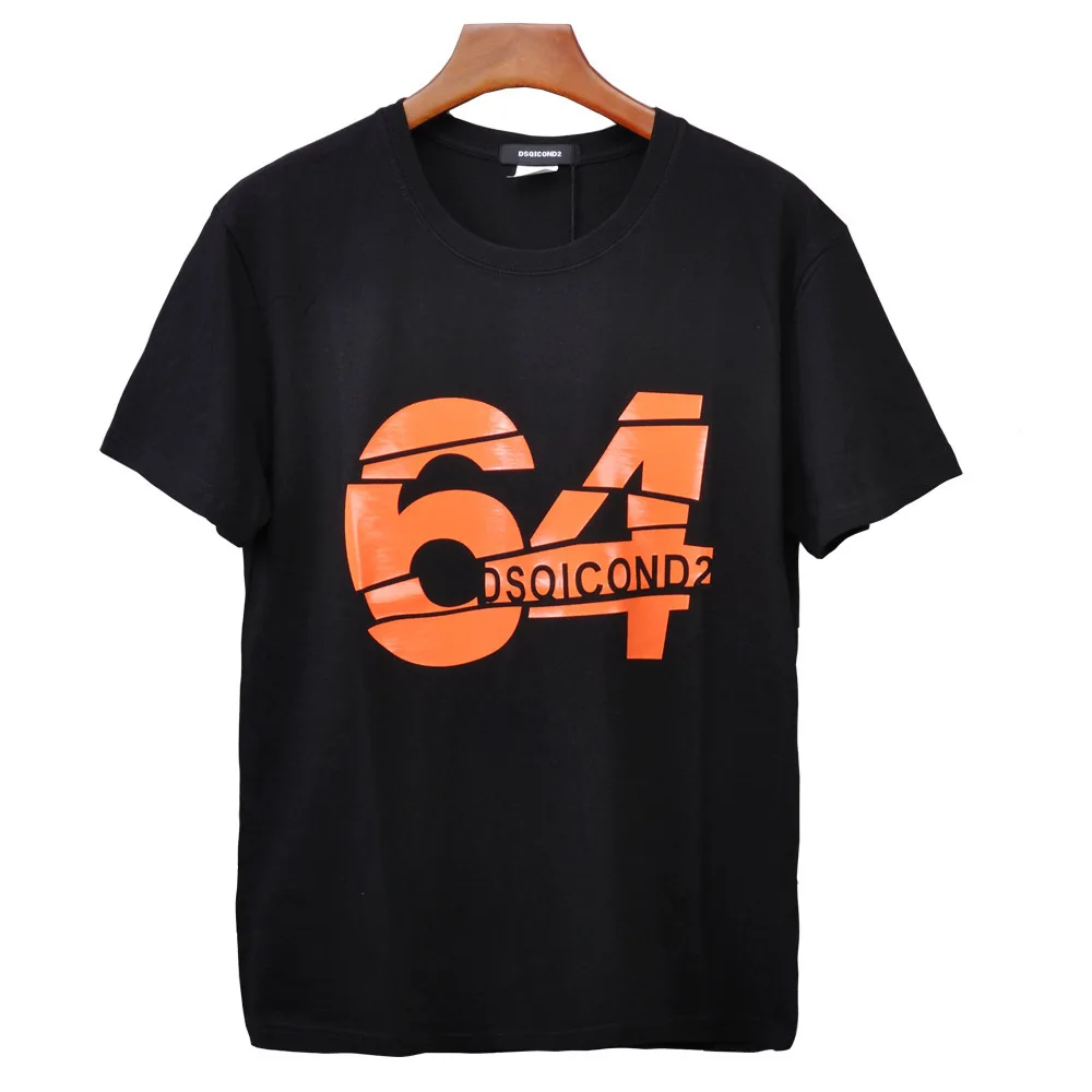 DSQ Мужская футболка Icon летняя пара короткий рукав Удобная дышащая хлопковая Футболка Повседневная мода Mannelijk футболка Homme