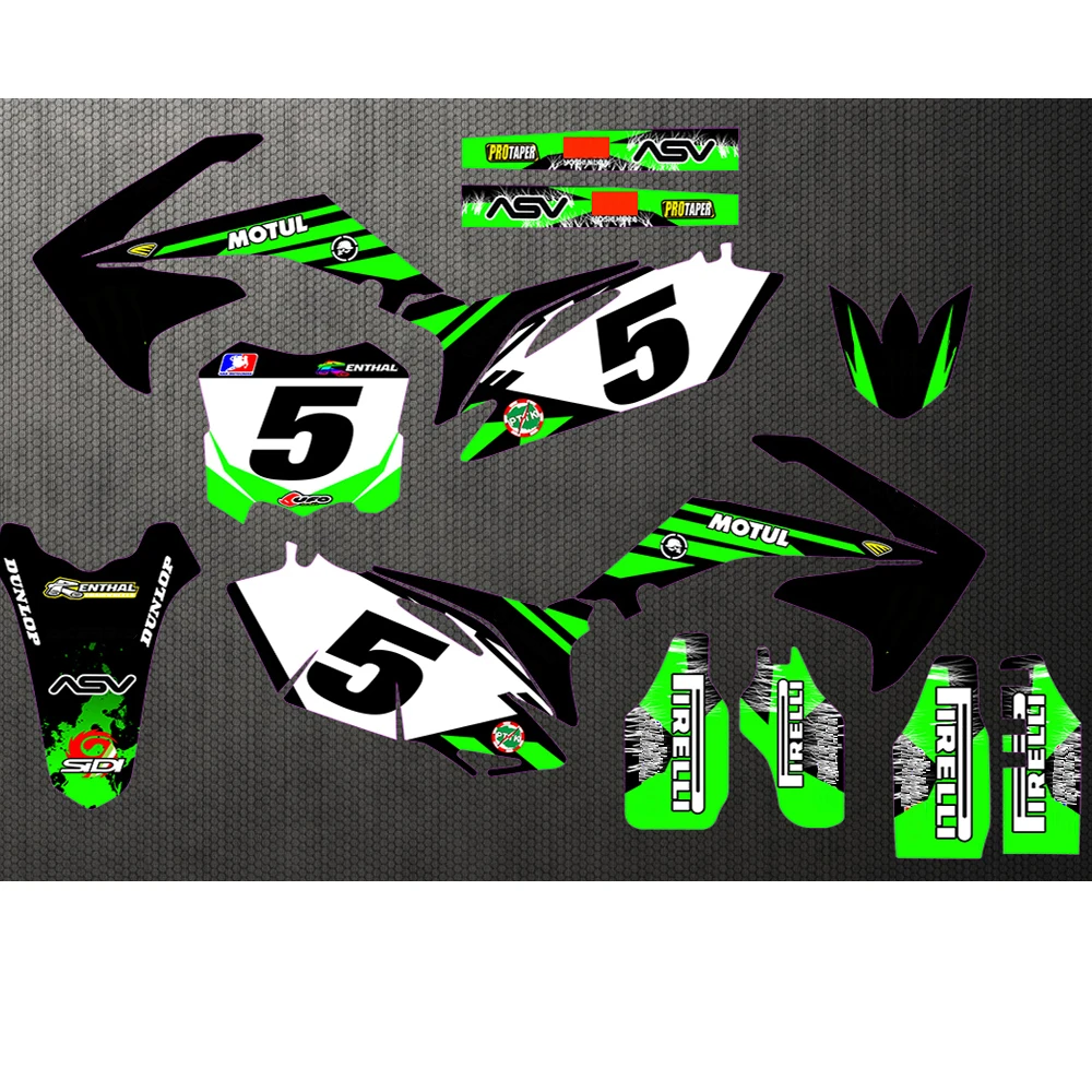 

2010 2011 2012 2013 CRF250R CRF 250R 250 motocross graphics kit DECALS stickers for honda CRF450R CRF 450 2009 - 2012 11 10