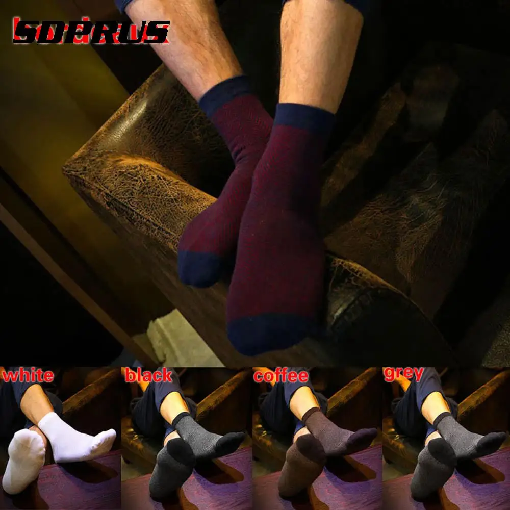 2018 New Fashion Men Ankle Short Cotton Socks Casual Pure Breathable