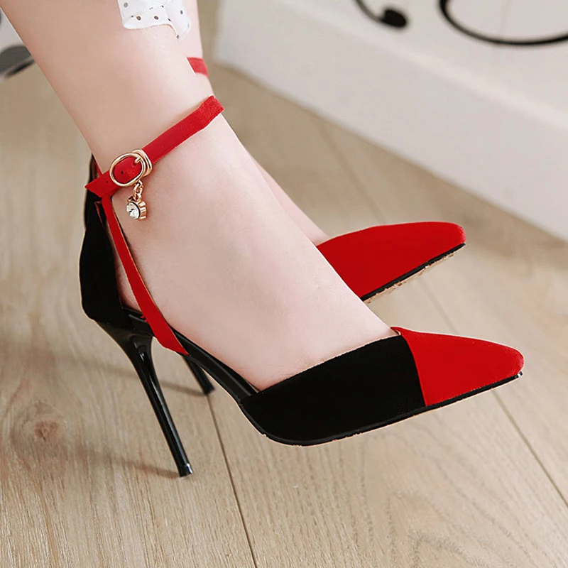 

SARAIRIS Sexy Thin High Heels Party women's Shoes new Brand New Chic Style Plus Size 46 Elegant women's Stiletto