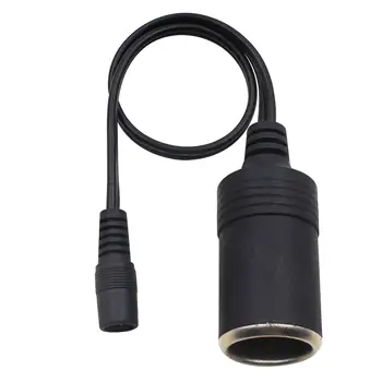 

50pcs Car Cigarette Lighter Female Socket To DC 5.5 x 2.1mm Female Adapter Cable Cord