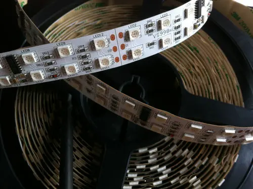Двухрядная Светодиодная лента 5 м 5050 SMD 600 светодиодный одов/м
