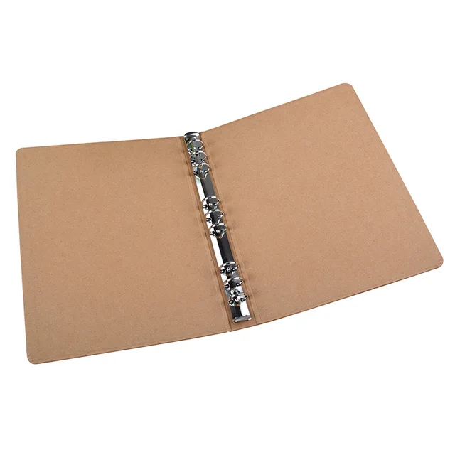 Creative vintage A4/A5/B5/A6  kraft folder documents( no sheets) 4 design kraft binder with slip case box office school supplies