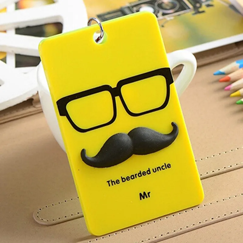 

Cartoon PVC Credit Card Holder Keyring Key Chain Sleeve Set Bus Card Case Bag Birthday Gifts for kids BV5Y