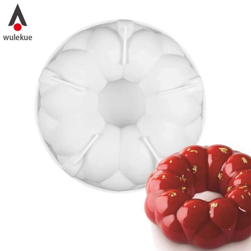 Wulekue Silikon Formen Kuchen Dekorieren Werkzeuge 3d Blume Form für Backen Schokolade Mousse Desserts Formen Kuchen Maker Mould Pan Kaufen