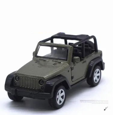 Jeep Wrangler 1:32 металлический литой автомобиль классический уличный джип Модель Коллекция игрушек для детей Подарки легированные модели автомобилей - Цвет: green