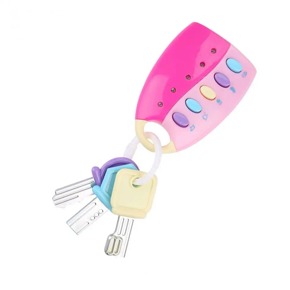 Детская музыкальная машинка игрушка-замок игрушка-ключ умный дистанционный автомобиль голоса ролевые игры музыка Ранние развивающие игрушки для ребенка красочная вспышка