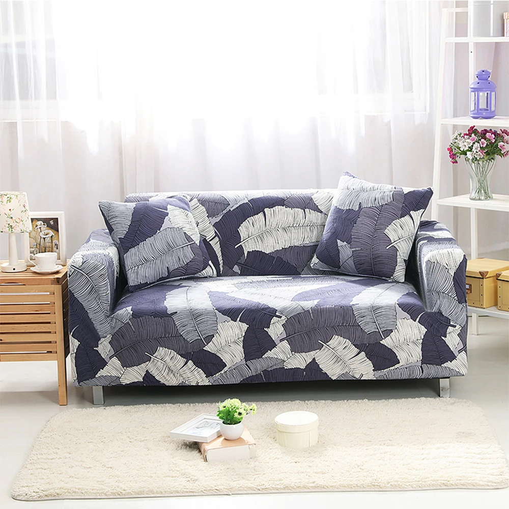 

Yazi Futon Protector Slip Corner Couch Elastic Sofa Cover Slipcover For Living Room 1/2/3/4 Seater
