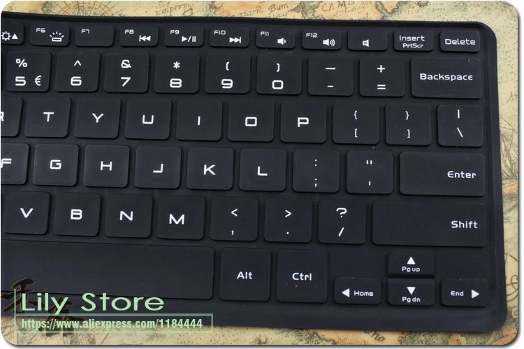 Силиконовая клавиатура защитная пленка кожного покрова протектор для Dell XPS 12 9Q33 2