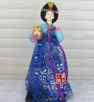 

doll Korean handicrafts display Korean household silk doll sculpture statue home decoration wedding