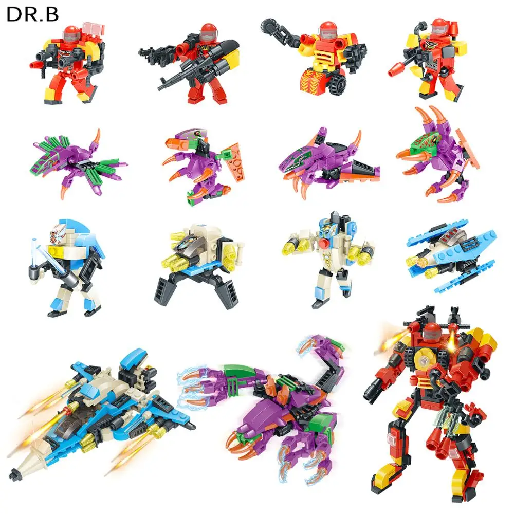 

DR.B Star Wars 4in1 building blocks enlighten toy for children Compatible Ninjagoes DIY bricks for boy friends