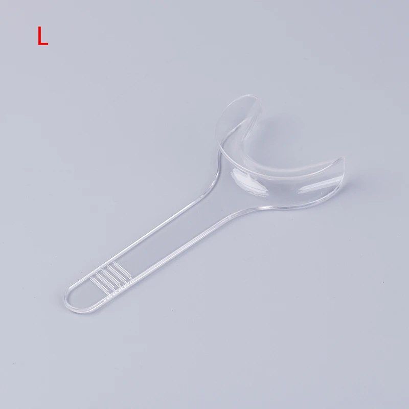 Прозрачный роторасширитель стоматологический ортодонтический втягиватель для щек Т-образный прибор для ухода за зубами интраоральный Ретрактор для щек, губ - Цвет: large