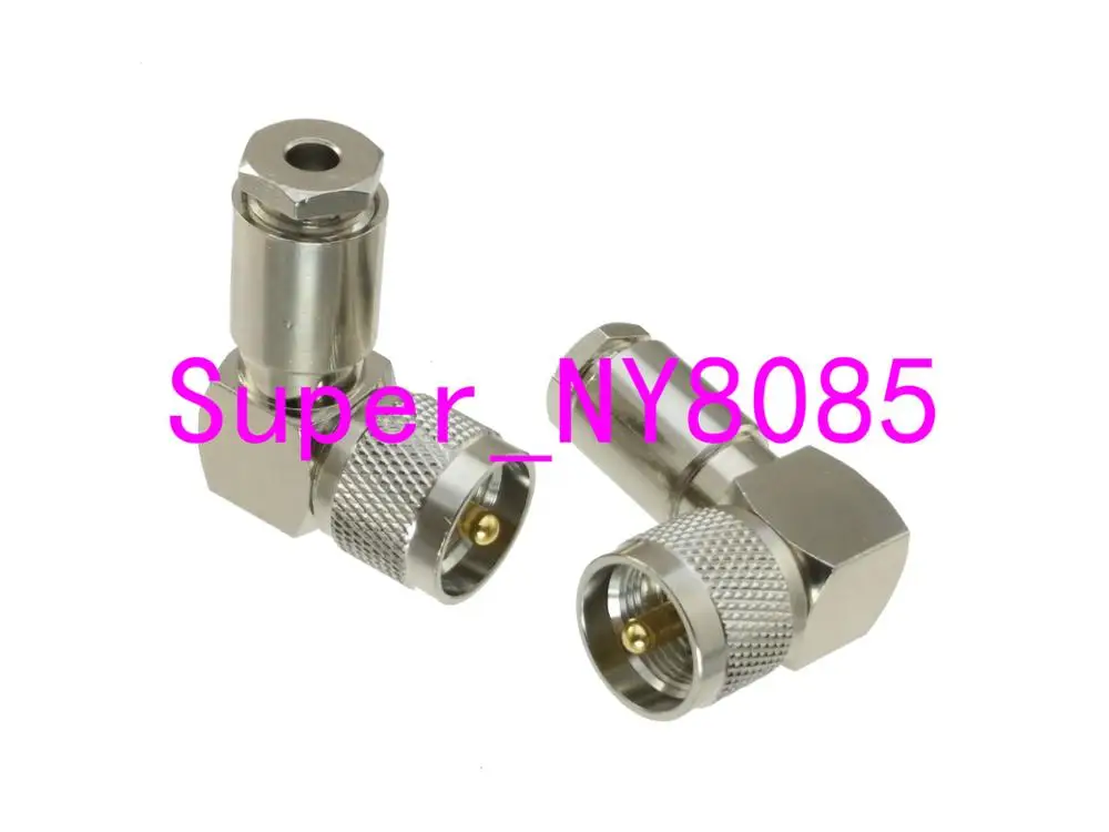 UHF мужской PL259 PL-259 зажим RG58 RG142 RG400 LMR195 кабель прямоугольный радиочастотный