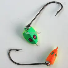 BigSALE-рыболовная джиг головка свинцовая головка крюк Уникальная форма сделать мягкую приманку гибкий качающийся VMC крюк