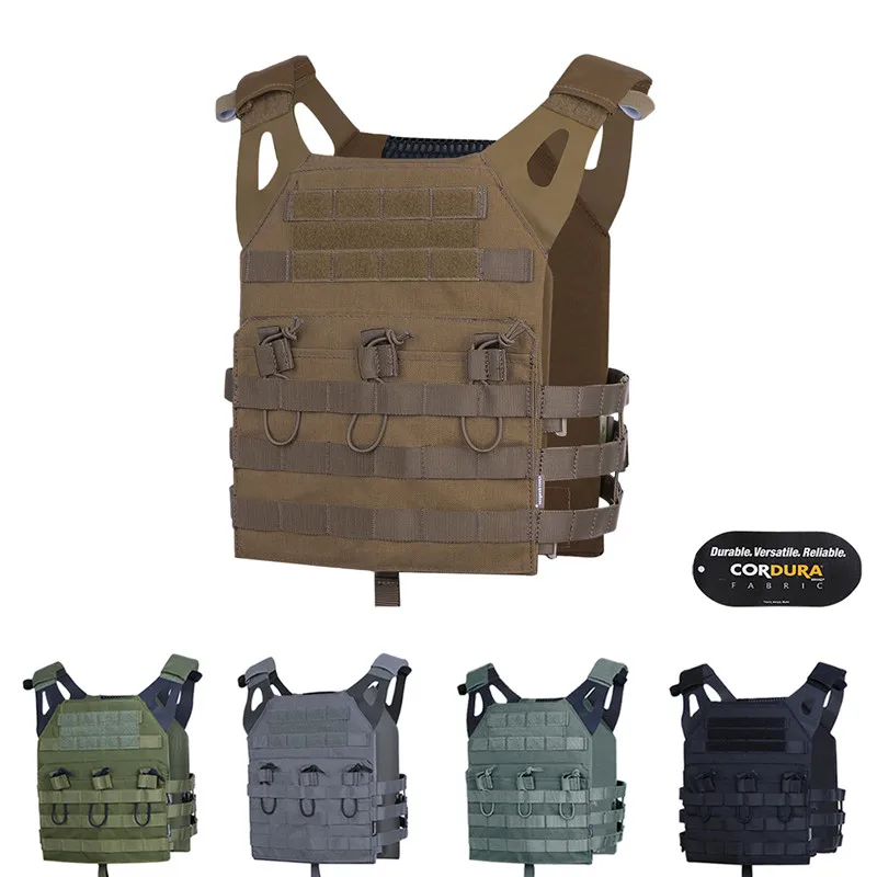 

Emerson Tactical JPC Assault Lightweight Combat Vest EmersonGear Body Armor Adjustable MOLLE+ Plates Jumpable Plate Carrier