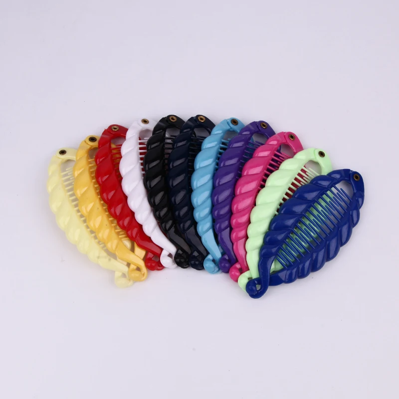 

Children Fish Shape Pearl Rhinestone Hair Claw Clips Hair Jewelry Banana Barrettes Hairpins Hair Accessories For Women Clips