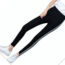 Высококачественные женские эластичные леггинсы черные два леггинсы весеннее похудение для женщин досуг Jegging Брюки Harajuku спортивные