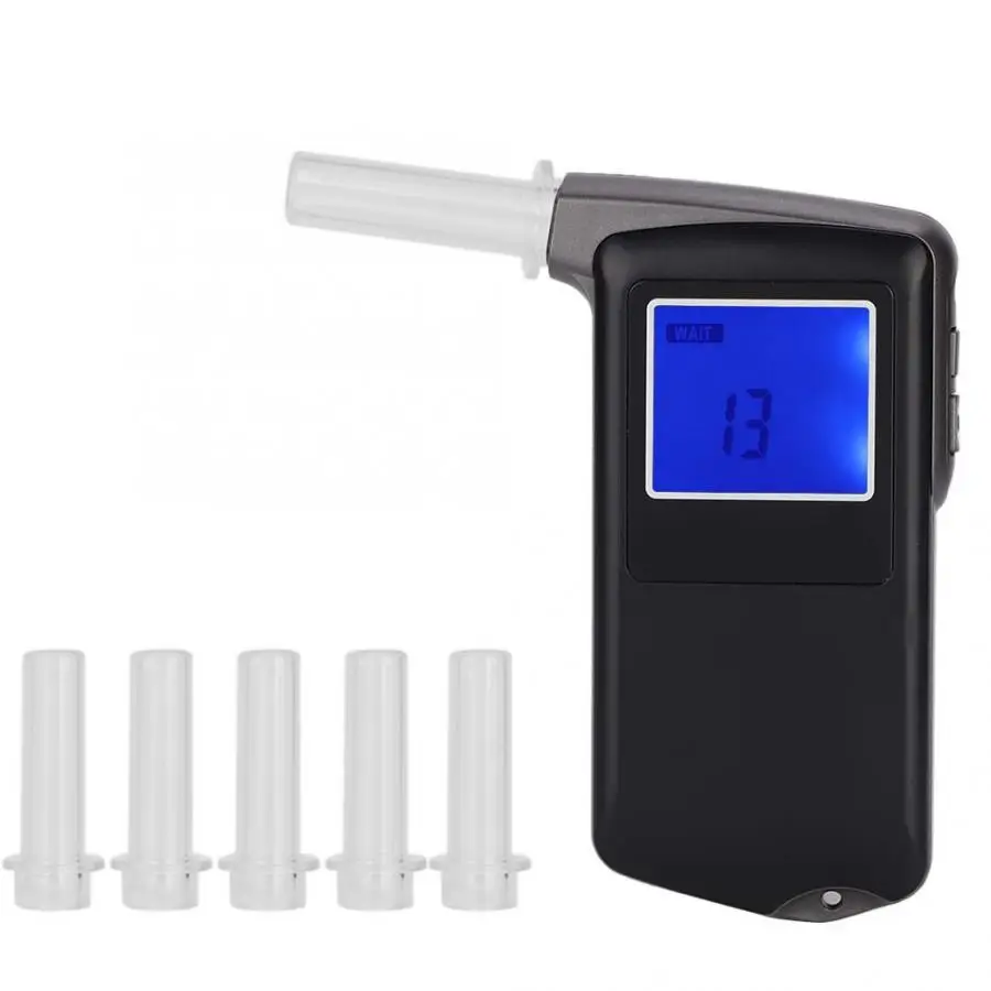 

Portable Breath Alcohol Tester High Precision Digital Breathalyzer Analyzer Detector Electronic Keep Health Tester