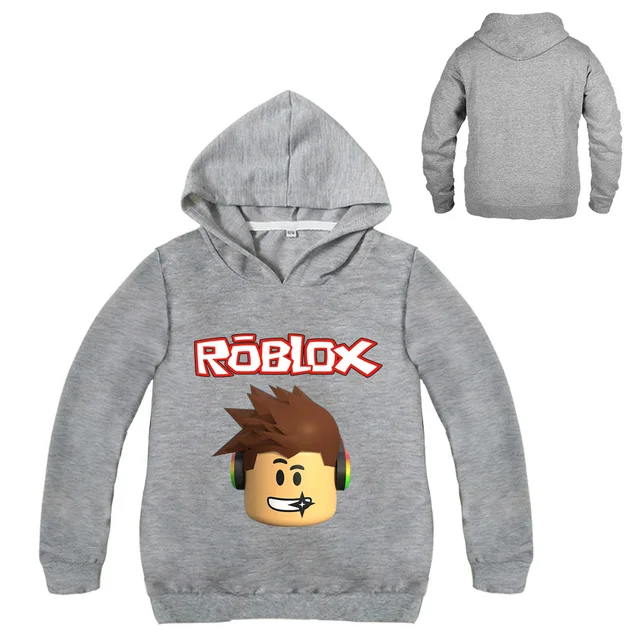 New Autumn Roblox T shirt For Kids Boys Sweater For Girls Clothing Red