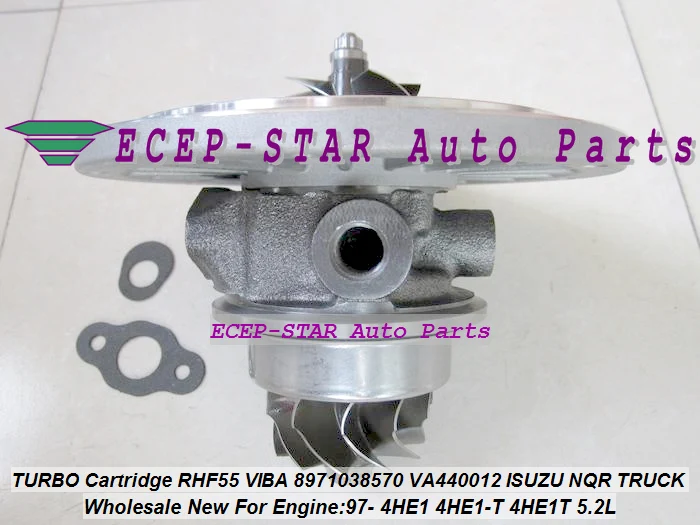 

Free Ship TURBO Cartridge CHRA RHF55 VC440012 VB440012 8971038570 8971038571 Turbocharger For ISUZU NQR TRUCK 4HE1 4HE1-T 5.2L
