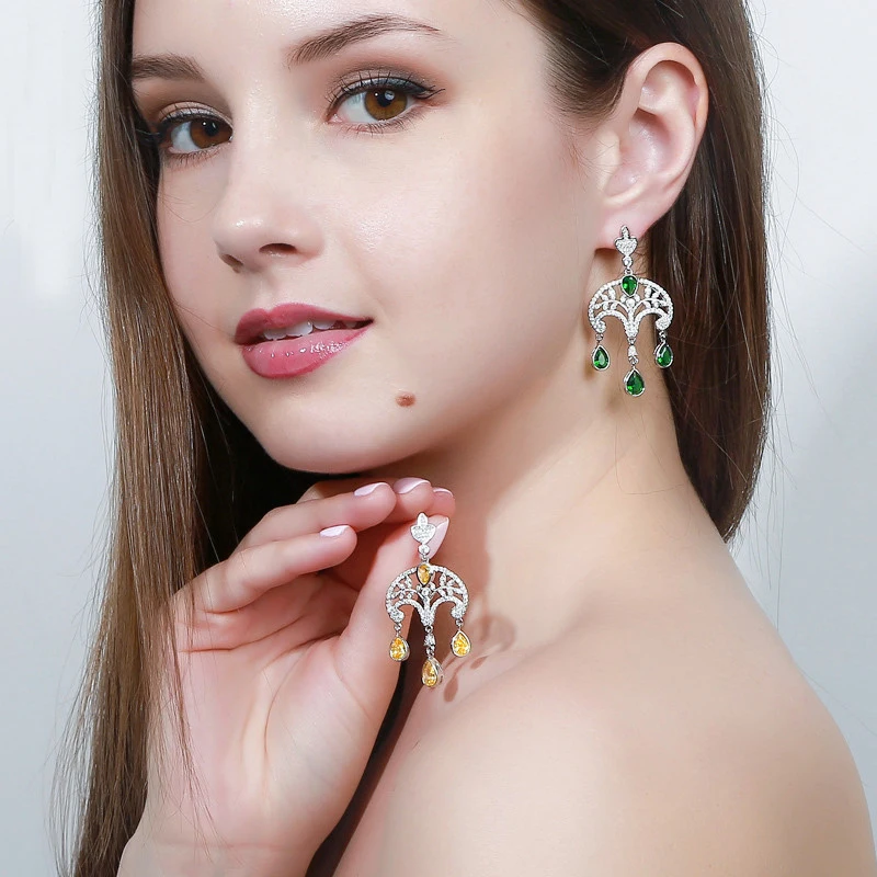 Vintage dangle earrings10
