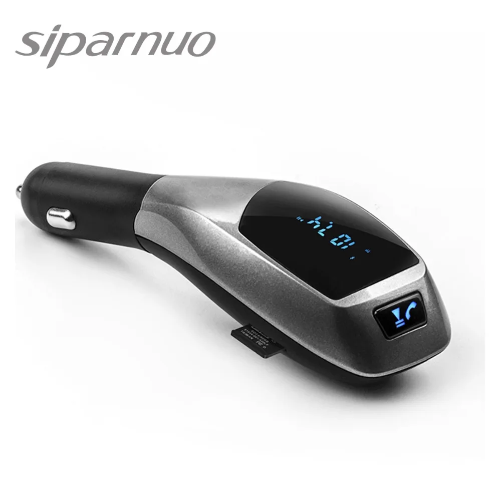 Siparnuo fm-передатчик модулятор Автомобильный комплект Беспроводной MP3 плеер Bluetooth передатчики X5 TF или U диск D Поддержка